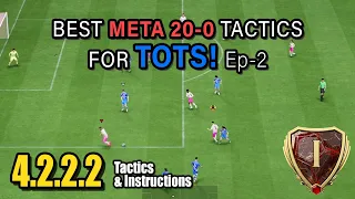 Demon 4222 Best META Tactics To DOMINATE TOTS! 🔥 EAFC 24 Tactics & Instructions