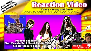 🎶[ROCKER CHIC DAY recognizes] Fanny | Young & Dumb🎶#reaction #fannyvideo #rocknroll