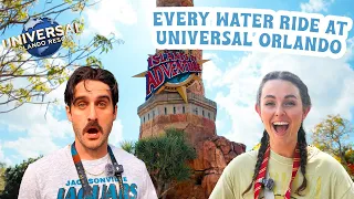 Riding Every Water Ride At Universal Orlando | How Wet Will You Get?