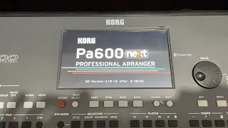 Sistema operativo Korg Pa600 next gratis (pantalla tipo Korg pa1000 pa700)