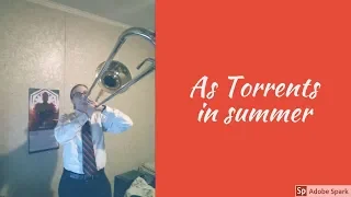 As torrents in summer by Edward Elgar arranged by Davis