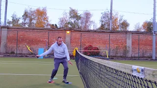 Topspin Forehand Tennis Technique Drill - Brush up on Net