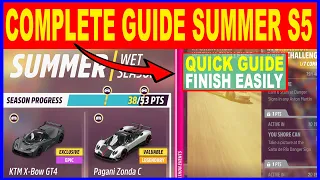 Forza Horizon 5 Festival Playlist Summer Wet Season Series 5 - How to Get FREE KTM X-BOW Honda Civic