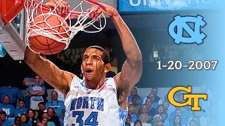 UNC Basketball: #4 North Carolina vs Georgia Tech | Full Game w/ College Gameday | 1-20-2007