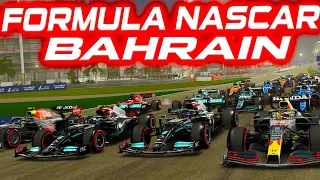 The F1 2021 Formula NASCAR Mod is INSANE in Bahrain!