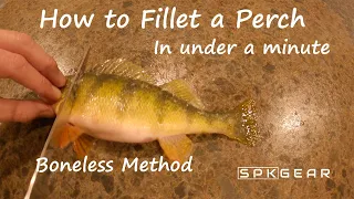 How to Fillet Perch in Under a Minute