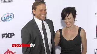 Charlie Hunnam and Maggie Siff "Sons of Anarchy" Season 6 Premiere - Christian Grey