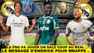 🚨 ENDRICK A PRÉVENU MBAPPÉ .. / MBAPPÉ NE LÂCHE PAS LE MORCEAU / SALE COUP DU PSG AU REAL AVEC YORO