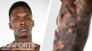 UFC Fighter Israel Adesanya Breaks Down His Tattoos | GQ Sports