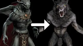 What happens if you become a Werewolf as a Vampire Lord - Skyrim Anniversary Edition (skyrim facts!)