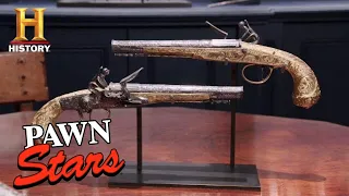 Pawn Stars: BIG MONEY FOR RARE SCOTTISH PISTOLS (Season 17) | History