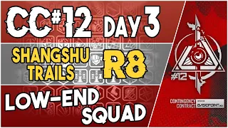 CC#12 Daily Stage 3 - Shangshu Trails Risk 8 | Low End Squad |【Arknights】