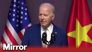 Joe Biden tells press conference 'I'm gonna go to bed'