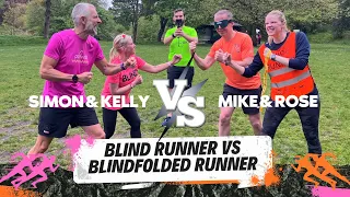 BLIND RUNNER vs BLINDFOLDED RUNNER 5KM! #blindsports