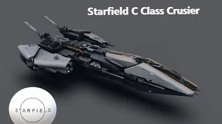 C Class Starfield Cruiser Build tutorial, Tour And Combat (Console Commands Where Used.)