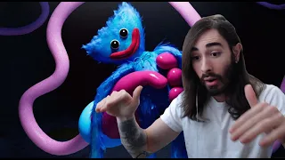 Moistcr1tikal reacts to The Shady History of Poppy Playtime/Enchantedmob