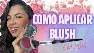 COMO PASSAR O BLUSH | PARA INICIANTES