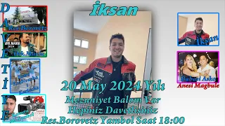 Davetiye İksan Mezuniyet Balosu 20 05 2024 Yili Yambol BG