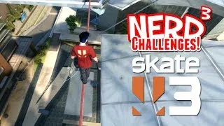 Nerd³ Challenges! Break Every Bone! - Skate 3