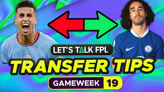 FPL TRANSFER TIPS DOUBLE GAMEWEEK 19 (Who to Buy and Sell?) | Fantasy Premier League Tips 2022/23