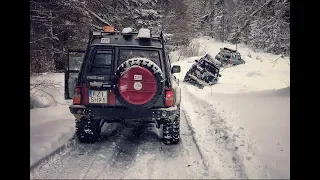 Снежные приключения Offroadmaniacs!!!! часть первая!!!