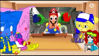 🌌¤Poppy Playtime reaccionan a Mario en Poppy Playtime¤🌌 {Gacha club}