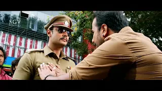 Local Rowdy Touches The Uniform Of Police Darshan - Mr. Airavatha Kannada Movie Part 2