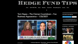 Hedge Fund Tips with Tom  Hayes  - VideoCast  - Episode 67 - January 29, 2021
