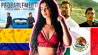 COLOMBIANA REACCIONA A Christian Nodal - Probablemente ft. David Bisbal (Video Oficial)