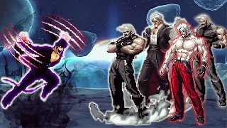 [KOF Mugen] Black Flame Orochi Iori Vs New Final Rugal Team