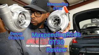 Unboxing Maxpeeding GT30 Review side by side Garrett GT3076R