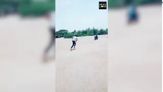 Running between the wickets a passe, man takes cricket to a whole new level in southern India  logo