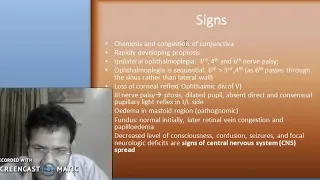 CST Cavernous Sinus Thrombosis