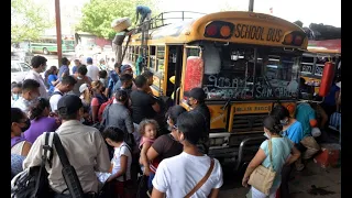 COMIDA RÁPIDA en los Buses de Nicaragua