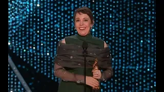 Olivia Colman wins Best Actress award at the Oscars