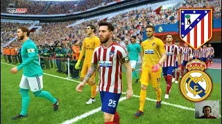 What If Messi Ronaldo Neymar Played for Atletico Madrid? | Atletico Madrid vs Real Madrid | PES 2019