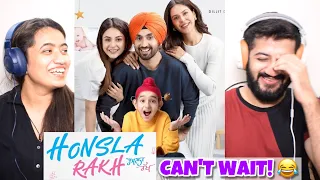 Honsla Rakh (Official Trailer) Diljit Dosanjh, Sonam Bajwa, Shehnaaz Gill Reaction