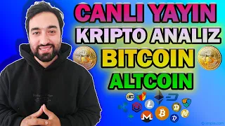 BİTCOİN VE ALTCOİN SON DURUM - CANLI YAYIN - BİTCOİN YÜKSELECEK Mİ? AVAX MANA GALA SHİBA