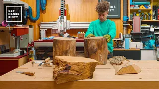 How I Turned These Logs into a Light Box Sign