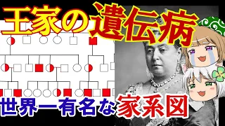 王家の遺伝  世界一有名な家系図を追う【ゆっくり解説】#単発動画