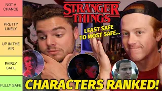 Stranger Things Characters RANKED From LEAST SAFE to MOST SAFE! (TIER LIST)