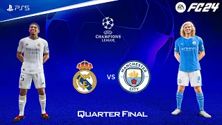 FC 24 - Real Madrid vs Manchester City | UEFA Champions League Quarter Final | PS5™ [4K60]