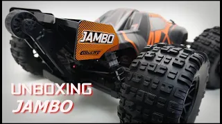 Unboxing: Team Corally Jambo 6S Stunt truck