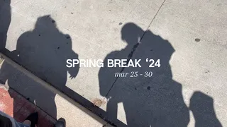 short spring break vlog.