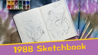 FIRST Sketchbook following COLLEGE 1988