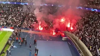 Incident au Parc des princes / Tirs de mortier ⚠️ PSG vs MACCABI