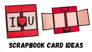 Scrapbook Card Ideas | Cards For Scrapbook | How to make Cards For Scrapbook | Crafteholic