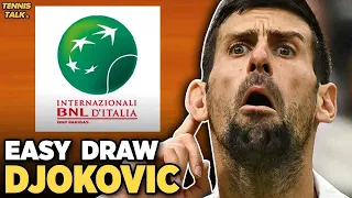 Djokovic Easy Draw at Rome Open 2024 | Nadal, Hurkacz Clash | Tennis News