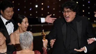 Parasite wins Oscar for Best Picture in Academy first as Bong Joon Ho scoops up three awards