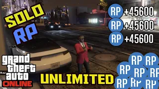 *SOLO* EASY UNLIMITED RP METHOD - 1,500 RP EVERY MINUTE - HOW TO RANK UP FAST - GTA 5 ONLINE